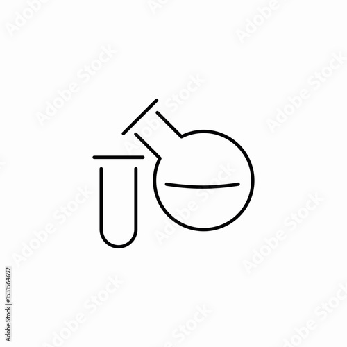 chemistry liquid icon sign vector