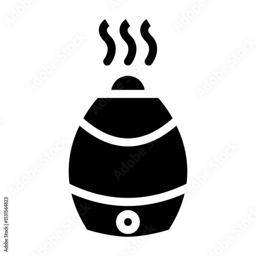 Humidifier Vector Glyph Icon Design