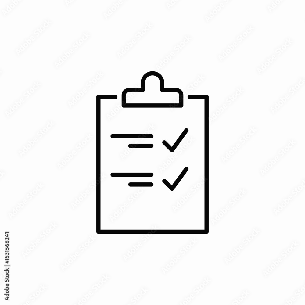 list form icon sign vector list form icon sign vector
