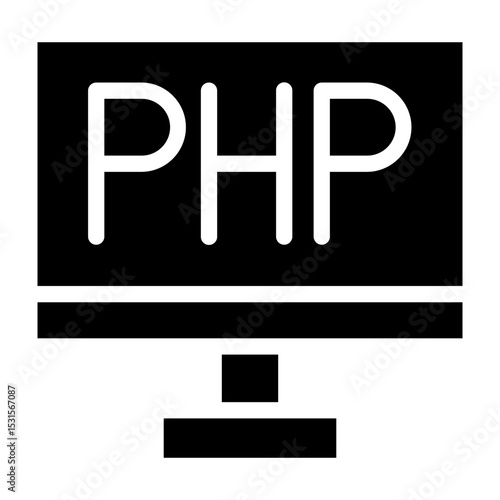 Php Vector Glyph Icon Design