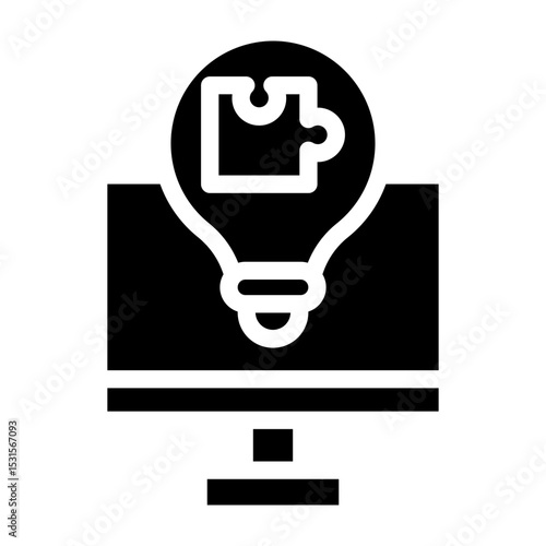 Solution Vector Glyph Icon Design