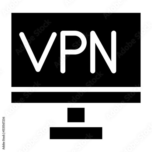 Vpn Vector Glyph Icon Design