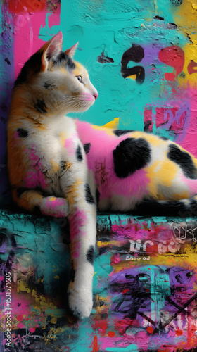 cat - grafitti