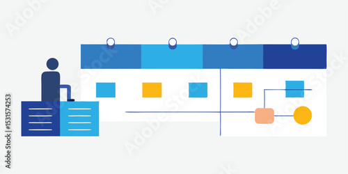 Project planning calendar schedule management workflow