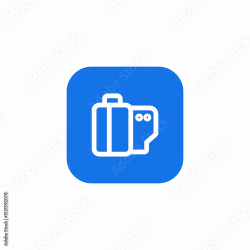 film wrap icon sign vector