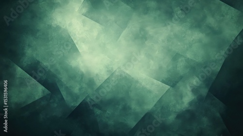 Abstract Green Textured Background with Soft Light for Creative Design Projects