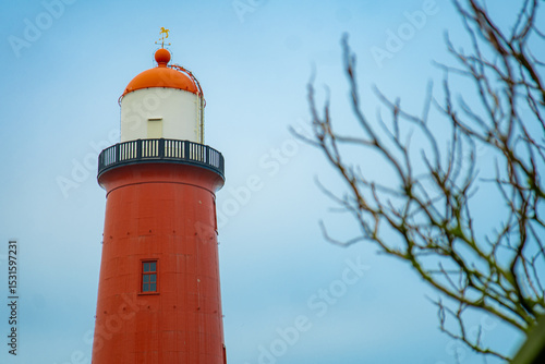 Cuadro en lienzo Lighthouse Lage vuurtoren van IJmuiden small Lighthouse