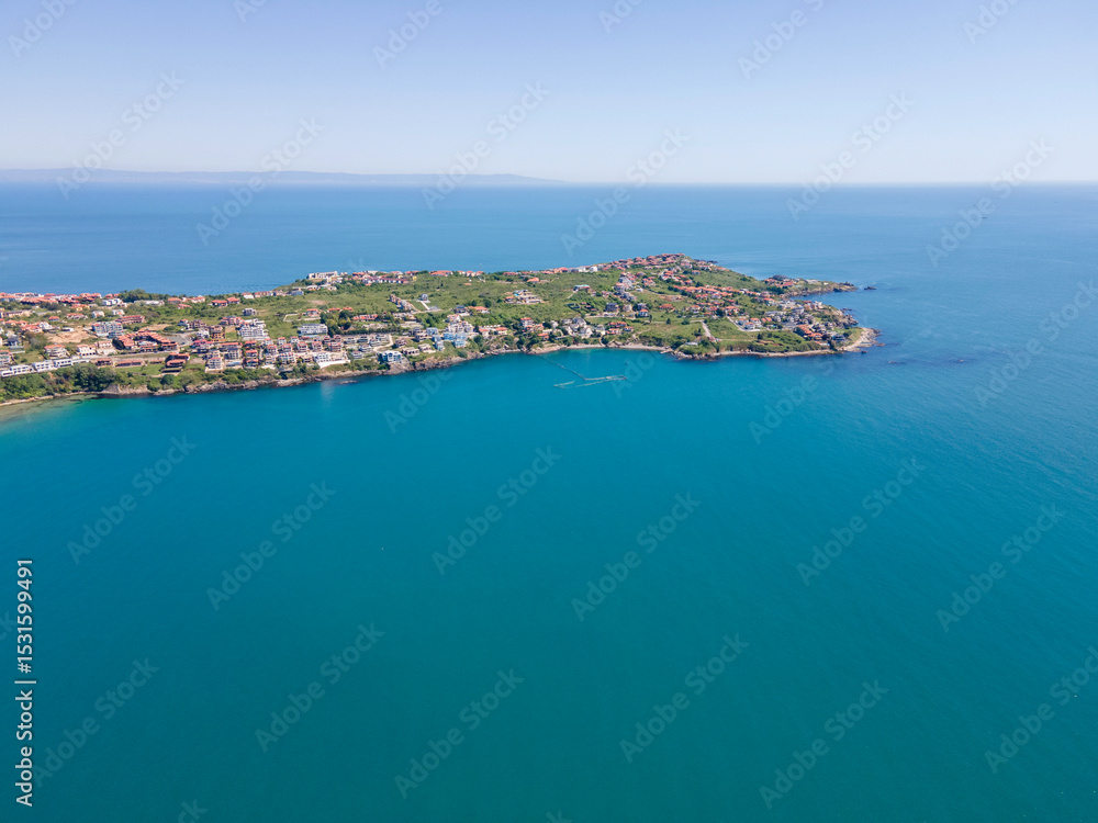 Fototapeta premium Black Sea coast near Smokinya Beach, Bulgaria