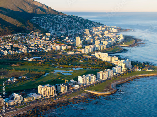 Aerial view over Cape Town, South Africa