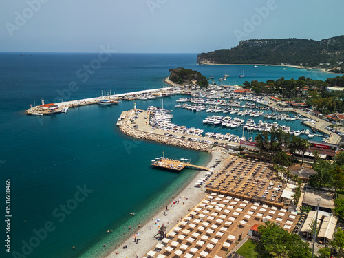 Port of Kemer, Türkiye - drone view