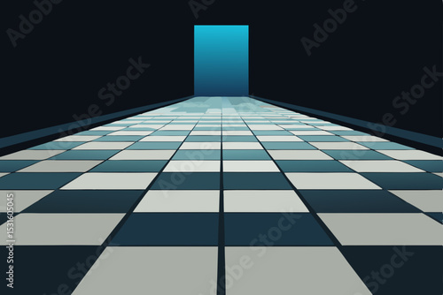 3d render of a modern building