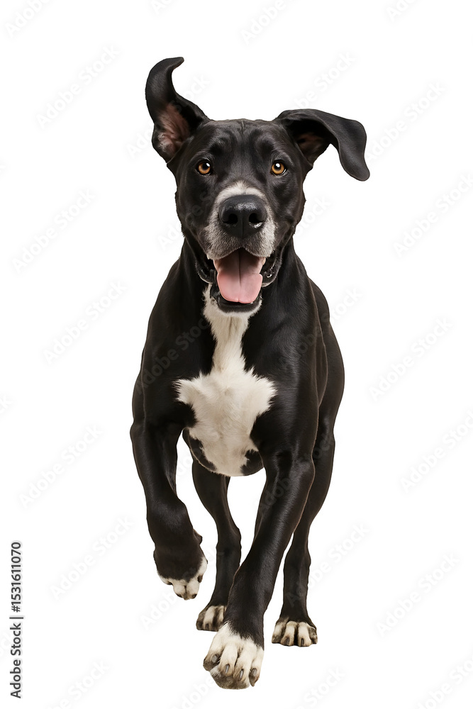 Running Black Dog with White Chest – Realistic Large Breed Puppy on Transparent Background for Stickers and Pet Design
Running Black Dog with White Chest – Realistic Large Breed Puppy on Transparent Background for Stickers and Pet Design