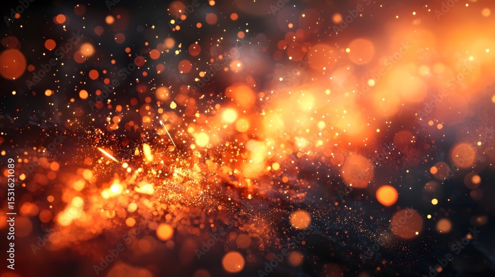 Abstract fragmented background of light spots Abstract fragmented background of light spots