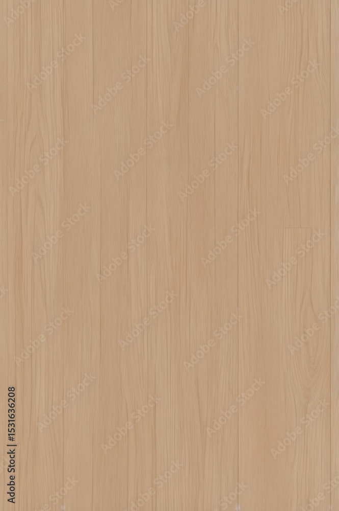 Naklejka premium Light Beige Wood Grain Texture Seamless Wooden Background for Design Projects