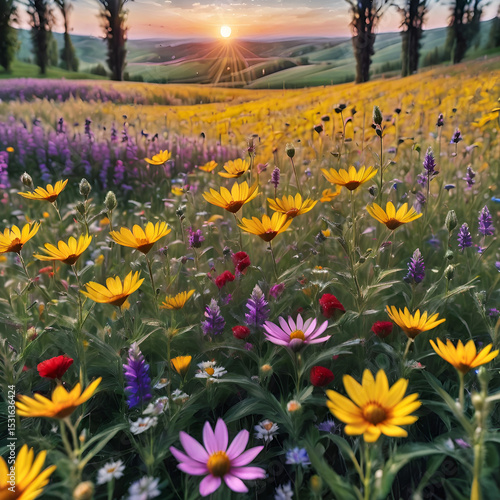 flowers in the meadow