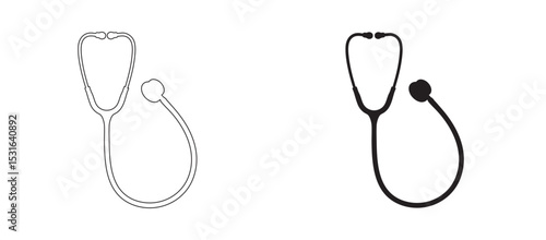 Medical stethoscope icon medical icon clinical doctor