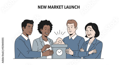 Diverse Team Launching New Market Initiative