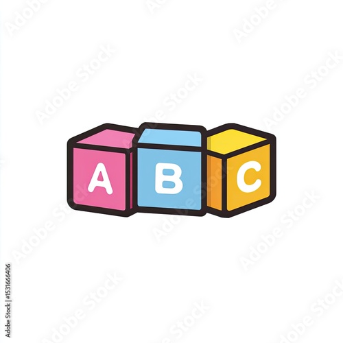 Colorful ABC blocks