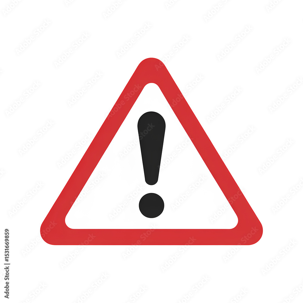 Red warning triangle icon in png format. Warning sign with an exclamation point in a triangle. Road danger signs. Triangular of safety Red warning triangle icon in png format. Warning sign with an exclamation point in a triangle. Road danger signs. Triangular of safety