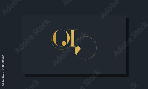 Minimal royal initial letters OT logo
