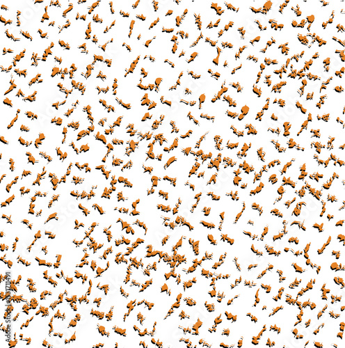 Texture in the form of gold crumbs or small torn pieces of precious yellow metal.