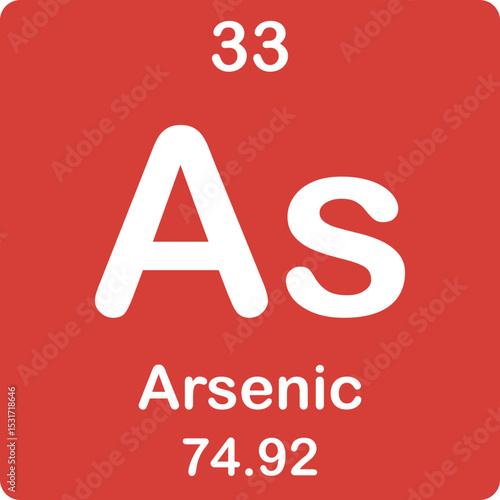 Arsenic element of the periodic table