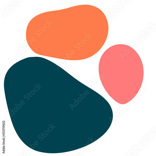 vector illustration of an abstract shape	