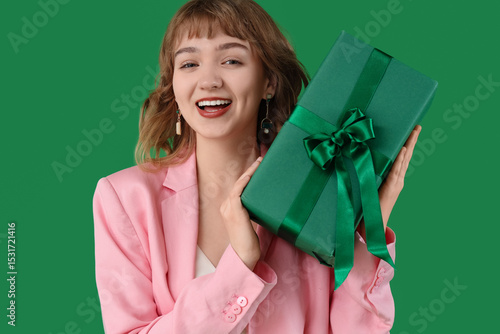 Beautiful young woman with ...