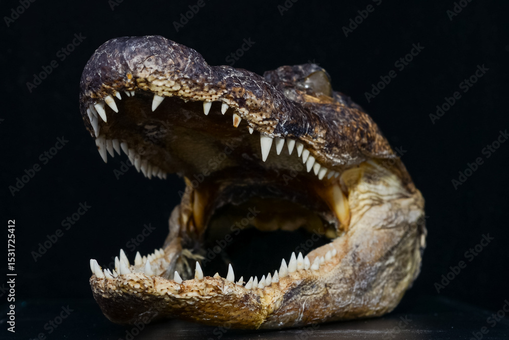Fototapeta premium alligator head still life