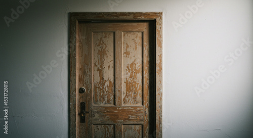 old wooden door