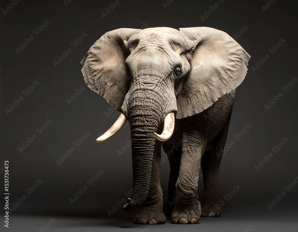 Obraz premium Powerful elephant portrait