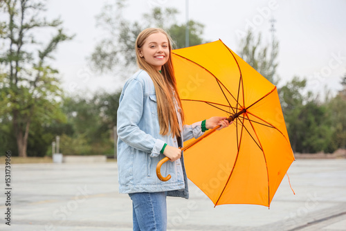Beautiful young happy woman...