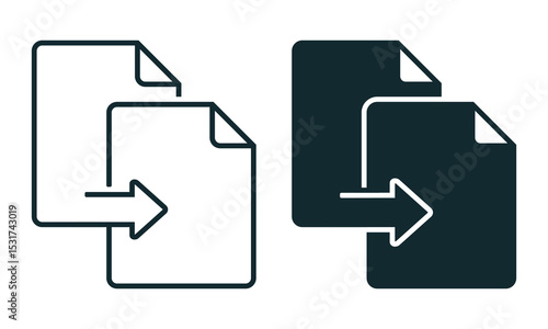 Convert file icon. Illustration vector