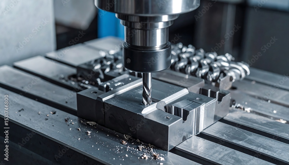 Precision Machining: A Close-Up of CNC Milling in Action Precision Machining: A Close-Up of CNC Milling in Action