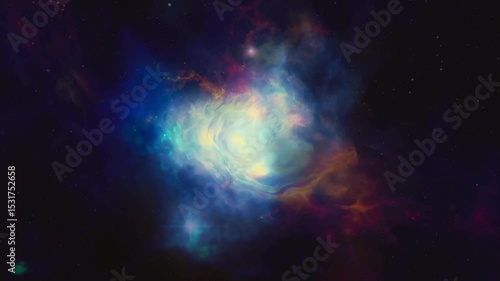 abstract space background with stars