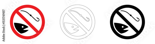 No fishing from the dock in vector format