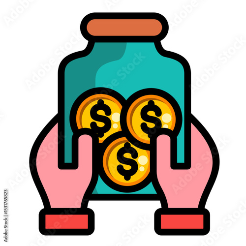 Savings Jar Icon