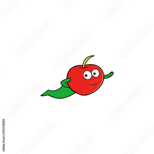 cartoon apple superhero flying on white background (1).svg