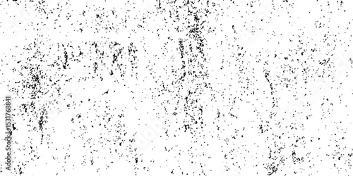 Scratch cracked vintage dusty Splat background. Grunge wall and black and white Dark noise granules Black grainy texture isolated on white background.	