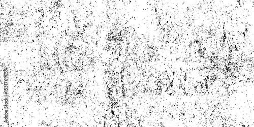 Scratch cracked vintage dusty Splat background. Grunge wall and black and white Dark noise granules Black grainy texture isolated on white background.	