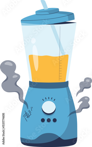 Broken Blender Illustration