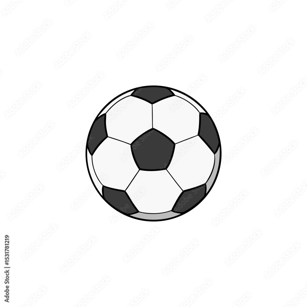 Obraz premium realistic soccer ball on white background 