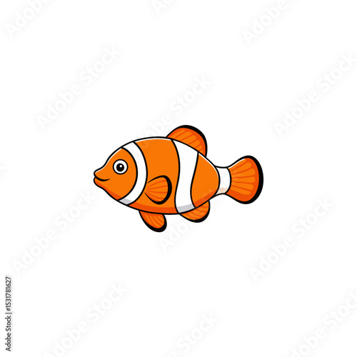realistic underwater view of clownfish reef 
