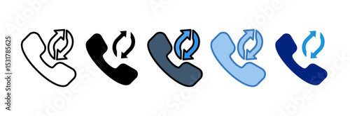 Call Log Icon Element For Design