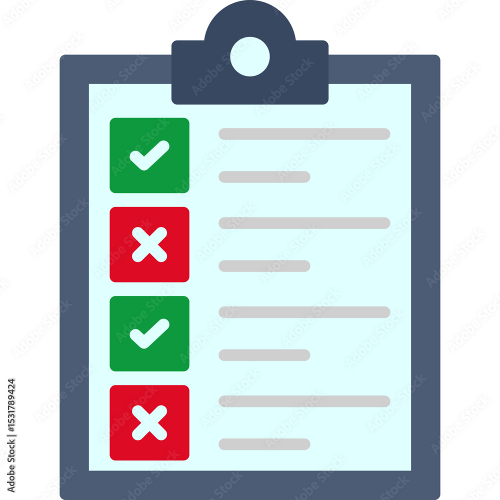 Fototapeta premium Checklist Icon