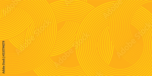Pasta background, spaghetti abstract geometric pattern. Macaroni yellow poster. Wavy abstract pattern.
