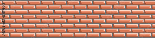 Pixel brick wall vector for retro gaming backgrounds, digital textures, or urban-themed designs. It's ideal for old-school video games, pixel art landscapes, and vintage architectural elements.
