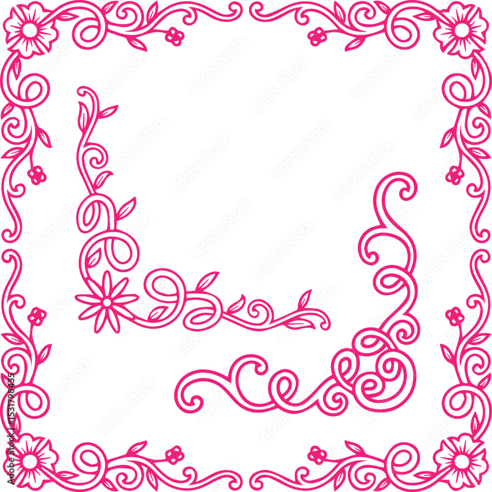 Beautiful flower art and mandala vector design Beautiful flower art and mandala vector design