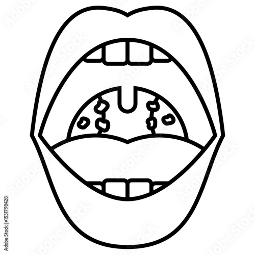 Tonsilitis	outline icon
