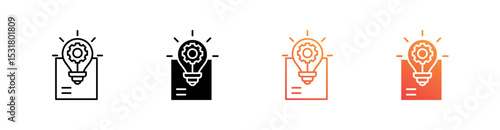 Innovative Product Multiple Style Icon Set 